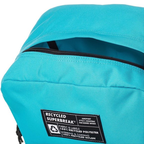 JanSport Recycled Superbreak Scuba Backpack - Eco-Friendly and Stylish! - Picture 4 of 5